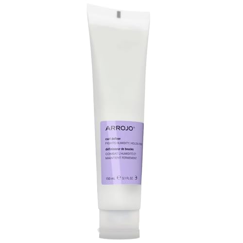 Arrojo Curl Defining Gel, 5.1 fl oz – Moisture-Rich, Firm Hold Wavy & Curly Hair Gel - Paraben-Free & Sulfate Free & Cruelty-Free Frizz & Heat Damage Protection