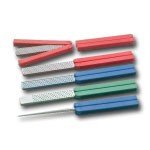 Dmt Extra Fine/Fine Grade Diamond Double Sided Sharpening Stone, 9/25 Grit Green/Red FWEF - 1 Each