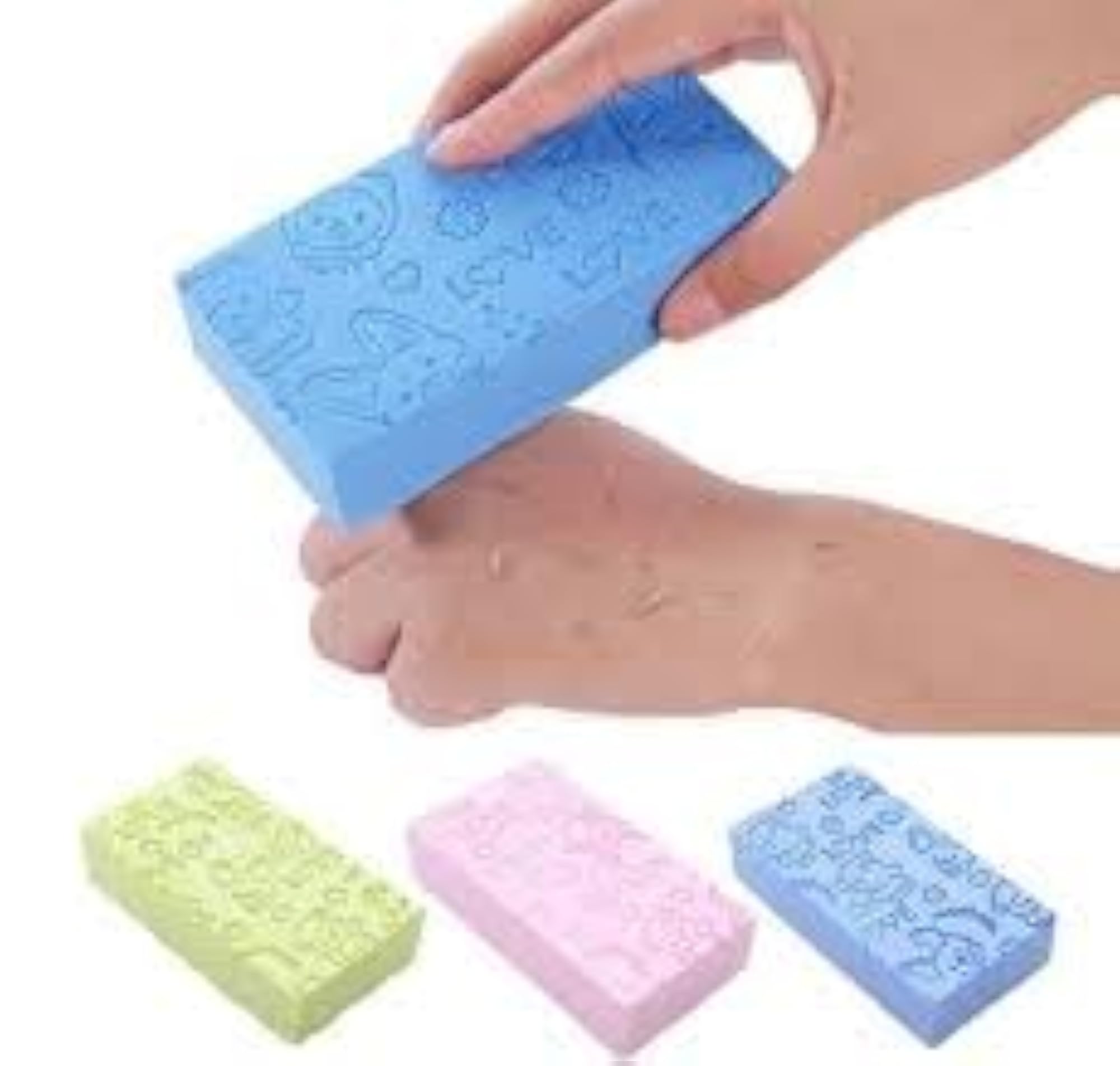 Ultra Soft Exfoliating Bath Sponge, Pack of 3