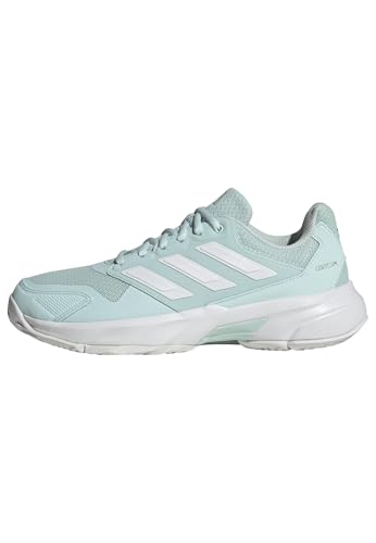 Image of adidas Womens Courtjam Control 3 Tennis Sneakers Shoes - White