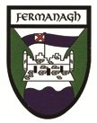 Fermanagh Irish County Crest Shield Car Bike Sticker Decal Northern Ireland