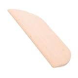 Garneck 2 Stück Beech Teigschaber Leichter Holz Küchenhelfer zum Schneiden und Formen von Teig Vielseitiger Backschaber für Kuchen Snacks und Cremes Ergonomisch und Langlebig