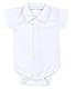 TupTam Body Baby Langarm oder Kurzarm mit Kragen – OEKO-TEX Baby Body Jungen aus Baumwolle, Farbe: Kurzarm Weiß, Größe: 74