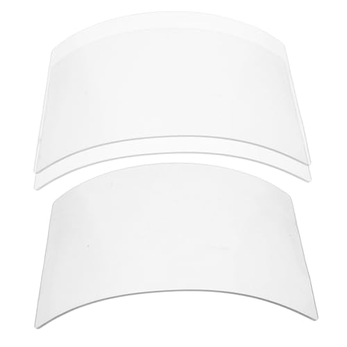 HYTROVE Sandblasting Hood Replacement Lens 2mm Thick Organic Glass Protective Shield for Sand Grinding and Welding, 3pcs Industrial Sandblaster Helmet Lens for Outdoor Dust Protection