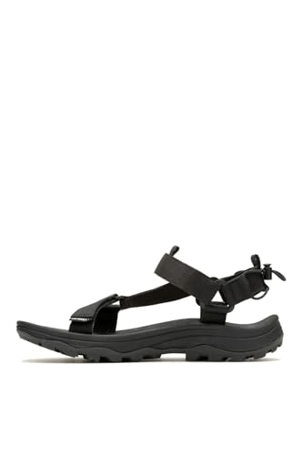Merrell Sandália Esportiva Masculina, Preto, 7