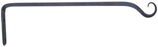 Panacea Black Wrought Iron 15 in. H Straight Plant Hook