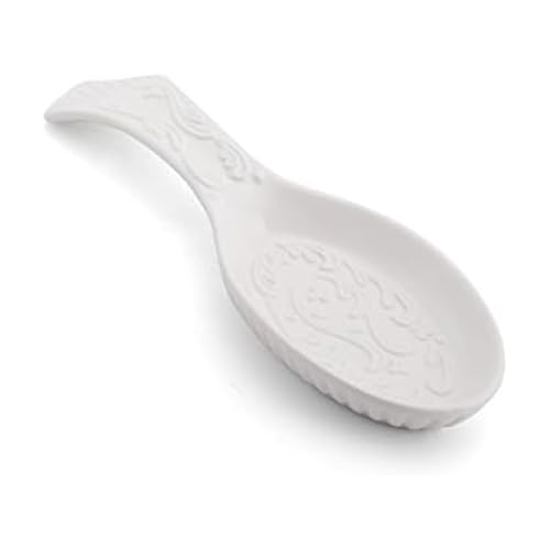 Mikasa Italian Countryside Spoon Rest, 10-Inch, White