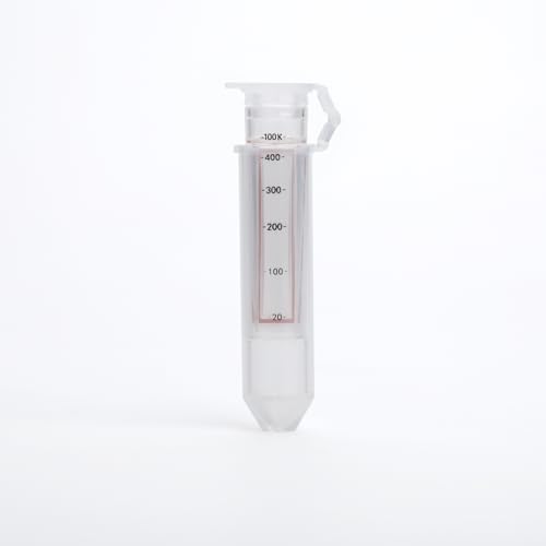 Tube à centrifuger 0,5 ml en polypropylène avec membrane RC et bouchon à pression x24