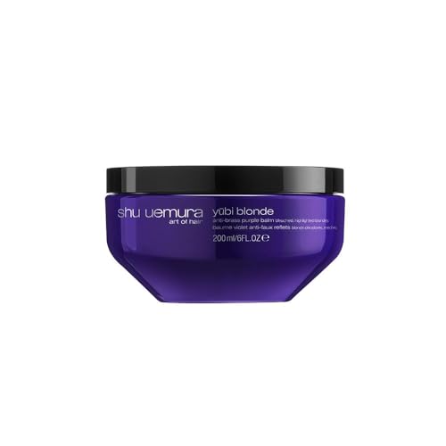 Shu Uemura, Yubi Blonde, Anti-Gelbstich Silber-Maske, Für blondiertes und gesträhntes Haar, Mit japanischer weißer Pfingstrose und Violett-Farbstoff, Neutralisierende Wirkung, 200 ml