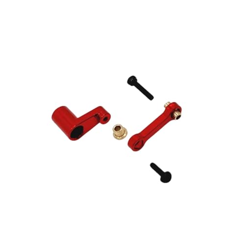 ���߉\�ȃv�����b�h For WLtoys 244016 For LOSI Micro-B 1/24 ���^??���A�b�v�O���[�h�X�e�A�����O�A�[�����b�h �����[�g�R���g���[���J�[�p�[�c�A�N�Z�T���[(Red)