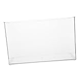 Placement pratique : doté d'un , cet aquarium de bureau est facile à positionner sur des tables ou des étagères, servant de petit bol à poissons en plastique pour les espaces restreints et les bureaux, cage à reptiles, petit aquarium