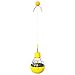 kurriuwu Interactive Cat Toy with Swinging Design Rotating Tumbler Teaser Luminous Ball for Fun Engaging Pet Yellow