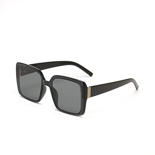 Lunettes de soleil rétro surdimensionnées unisexes avec verres tendance UV400