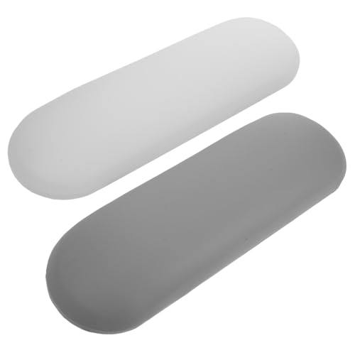 Lurrose 2個 美甲手枕 ネイルクッション 手のせ枕 滑り止めベース付き ソフト手サポート マニキュア用 ネイルアートサロン 自宅用 ホワイト