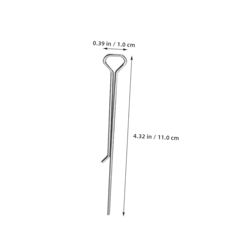 ORFOFE 12 piezas soporte para mechas de vela de acero carbono miniatura 2