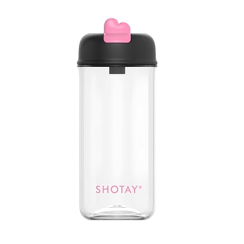 Image of THE VENTI SHOTAY COOL Unbreakable Water Bottle with Sipper BPA Free Tritian, Leak-Proof Water Bottle Ideal for Office, Sports, School, Gym (450ML-Black)