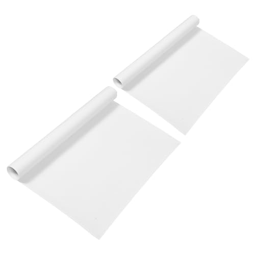 Amosfun Lámina de Pvc para Pantalla de Lámpara Artesanal, Rollo 1.2 M Ancho X 0.3 Mm Grosor, Material de Color Claro para Manualidades, Reducción de Deslumbramiento, Uso en Iluminación