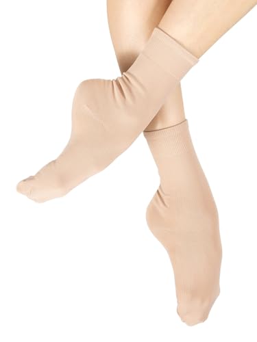 Natalie Dancewear Girls Lightweight Ankle Socks for Dancing - 2 Pack2
