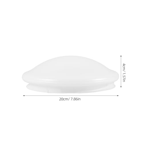 Image of Ceiling Lamp Pendant & Recessed Light Covers - Transparent Plastic Globe Shades(Opening Diameter 7.3 In /18.7cm)