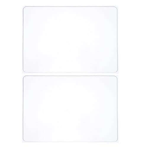 DIYEAH Lot de 2 plaques d'impression en gel Plaque de monotype transparente A5 pour la gravure, la création de cartes et le scrapbooking - Fournitures de loisirs créatifs - de presse en gel