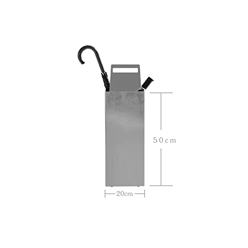 Porte-parapluie rectangulaire design moderne avec rangement compact