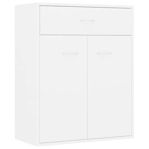 vidaXL Sideboard, Kommode mit viel Stauraum, Schrank mit 1 Schublade 2 Türen, Mehrzweckschrank...