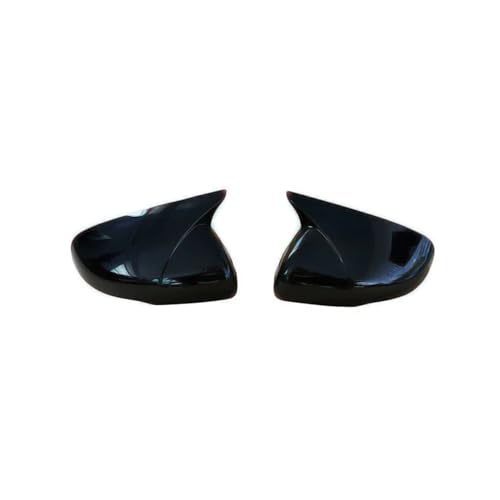 Boîtier rétroviseur voiture Kia Sorento anti-rayures, coque autocollante noire brillante