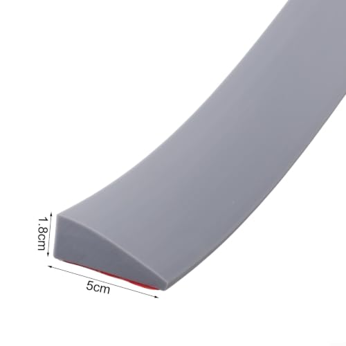 Tira de escalada de silicona flexible: rampa de umbral autoadhesivo y barrera de agua gris 6