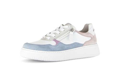 Gabor Zapatillas bajas para mujer, Blanco Azul 54, 36 EU X-Weit