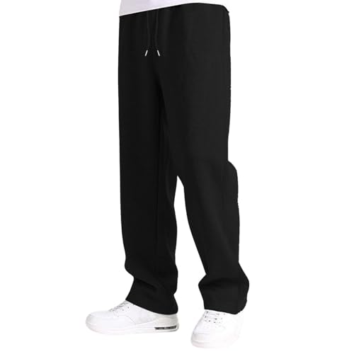 Boys Baggy Sweatpants Teen Kids Loose Open Bottom Sweat Pants Size 14-16 Athletic Workout Joggers Trousers