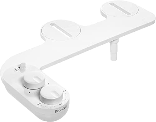 Brondell SS-250 SimpleSpa Thinline Bidet-Aufsatz – Dünnes Design, Seitliche Steuerung, Ohne Strom