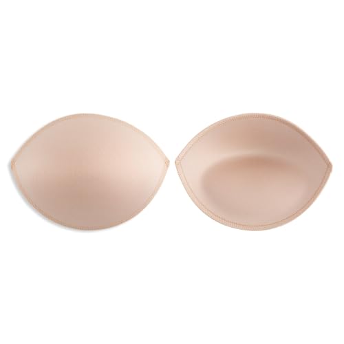 Image of ButtonMode Padded Bra Cups Insert or Sew in, Instant Push up Size up Lift up Support, Breast Enhancer for Bridal and Dresses
