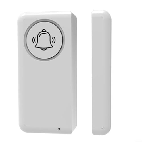 HomeVortex Porte WiFi et capteur, avec alarme aiguë, alertes téléphoniques, pour la sécurité de la maison, pour une installation facile du détecteur magnétique, pour portes