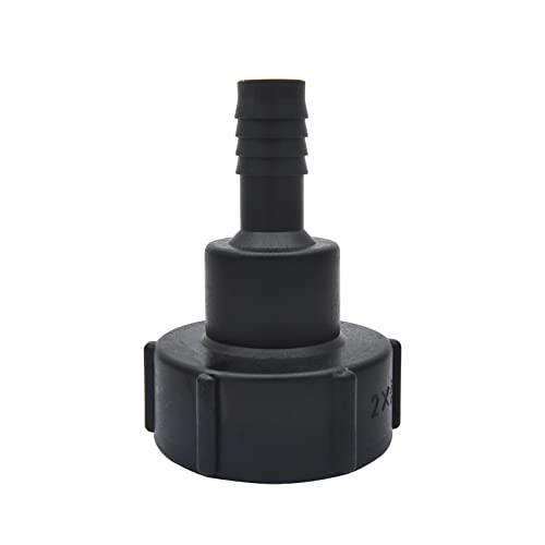 1000L IBC 2'' (60mm) to 3/4'' (20mm) Water Tank Hose Adapter Fitting Tool Water Tank Adapter Garden Hose Connectors Fittings Tools