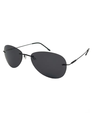 Gafas sin montura ligeras para evitar la fatiga y marcas en la nariz