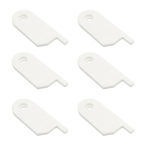 Evita que los niños apaguen las luces con estas cubiertas de interruptor de palanca blanco