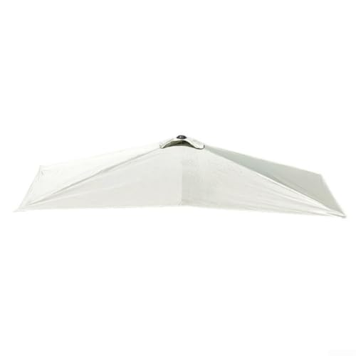 Toldo de repuesto para sombrilla semirrectangular lona de recambio para parasol de jardín