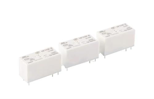 Relé 24V HF115F-S-24-HSF de alta potencia y 6 pines para circuitos abiertos