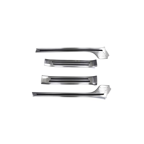 Partisanトヨタ 新型 ヴォクシー 90系 /新型ノア90系 2022年1月〜に対応ステンレス製サイドステップ ガード保護パーツ 汚れ防止 傷防止 装着簡単ドアスカッフプレート カスタムアクセサリー6pcs/セットシルバー