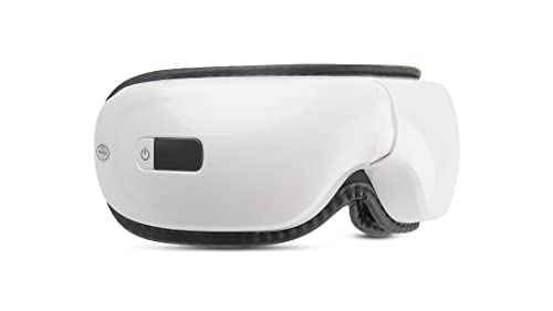 Masajeador de ojos eléctrico, Masaje de compresión de aire con vibración de calor, Recargable, Plegable, Música Bluetooth Mejora el sueño Cover