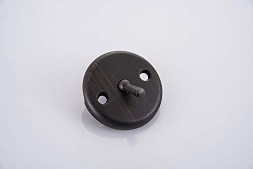 SIIKEYE Tub Drain with Bathtub Strainer, Cover, Trip Lever Overflow Face Plate and Screw