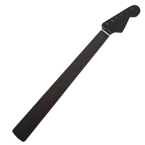 Manche de guitare electrique sans frettes pour eliminer les bruits de frette noir
