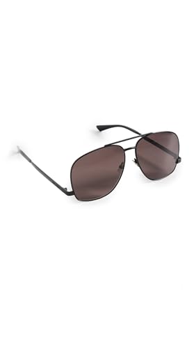 Saint Laurent SL 653 LEON-002 Sunglasses, Black-Black-Black, One Size