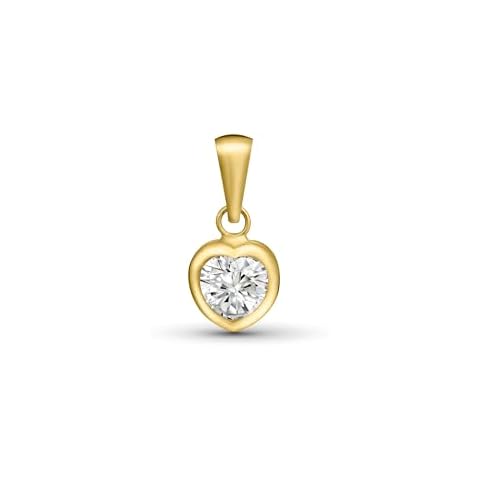 Amberta Allure 9ct Gold Heart Pendant Cover