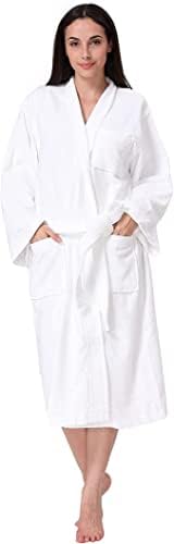 Acanva Women’s & Men’s Terry Robe Plush Cotton Spa Kimono Bathrobe Acanva Women’s & Men’s Terry Robe Plush Cotton Spa Kimono Bathrobe