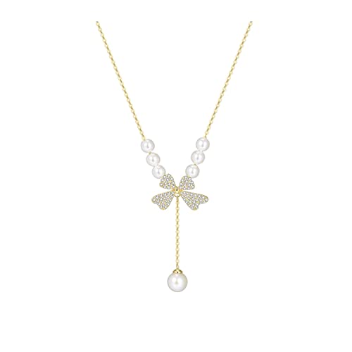 Collier argent 925 perle de culture et nœud élégant style luxe discret