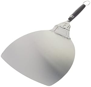 Weber Pizzaheber, aus Edelstahl, platzsparend - mit klappbaren Griff zum einfachen Verstauen, spülmaschinenfest - Schwarz/Silber (6691)