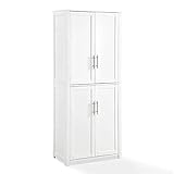 Crosley Furniture Savannah Tall Pantry, White