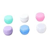 Ipetboom 20 piezas Botellas Plásticas de Viaje con Tapa Interior Antifugas Envases Compactos para Crema Maquillaje Frascos Portátiles Colores Surtidos para Mujeres