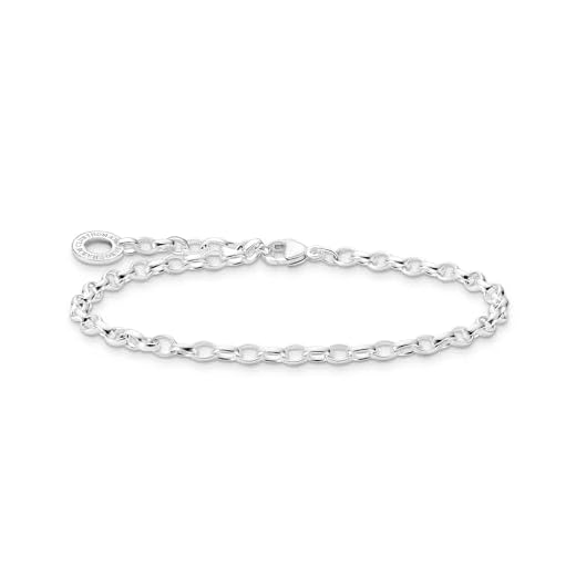Thomas Sabo Damen Charm-Armband Classic Charm Club 925 Sterling Silber X0163-001-12